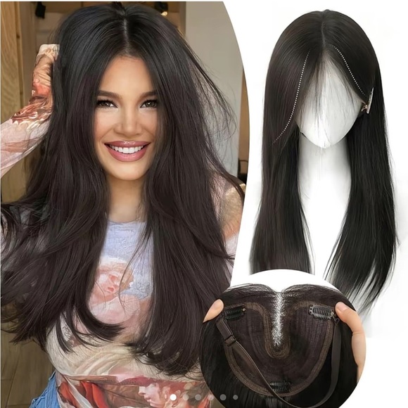 Clip In Hair Topper - Picture 1 of 7